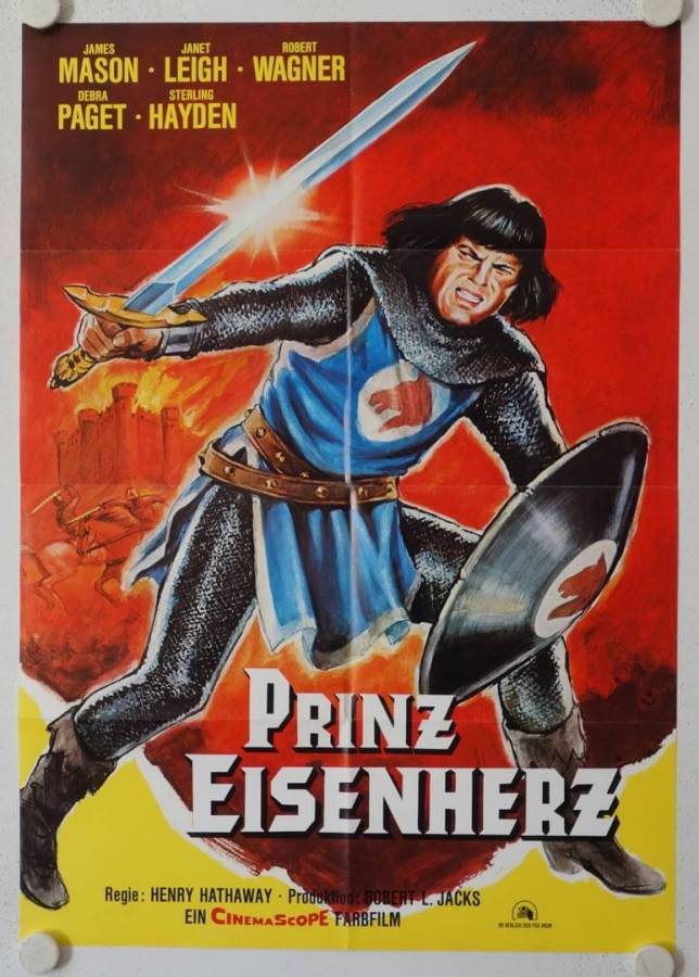 Prinz Eisenherz originales deutsches Filmplakat (R70s)